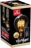 Vista 4 de Globe Electric 01325 - Bombilla incandescente de filamento incandescente de 60 W, estilo vintage, A19, base E26, 245 lúmenes, blanco suave