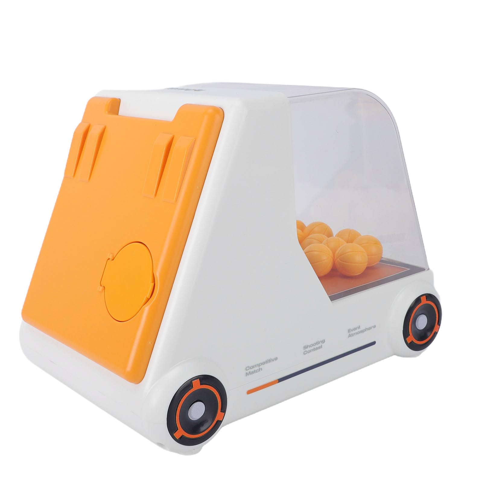 Diyeeni Juego de Baloncesto de Mesa con Aro Movible, Marcador Automatico, | Juguete de lanzamiento de baloncesto de escritorio, aro móvil, para niños de 3 a 6 años, funciona con pilas, 10 bolas