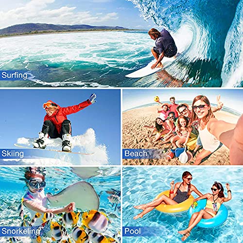 Image of Procase Polyvinyl Chloride Universal Waterproof Pouch Cellphone Dry Bag Underwater Case For Iphone 11 Pro Max /Xs Max /Xr /8 /Se 2020|Galaxy S20 Ultra / S20+ /Note10+ S9 S8+|Pixel Up To 6.9 inch-3 Pack|Clear