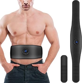 Amazon Co Jp Mixiu Ems 腹筋ベルトジェルシート不要 Emsトレニンーグベルト 液晶表示 Usb充電式 筋トレ器具 6種類モード 9段階強度 腹筋パッド 男女通用 日本語取扱説明書つき スポーツ アウトドア