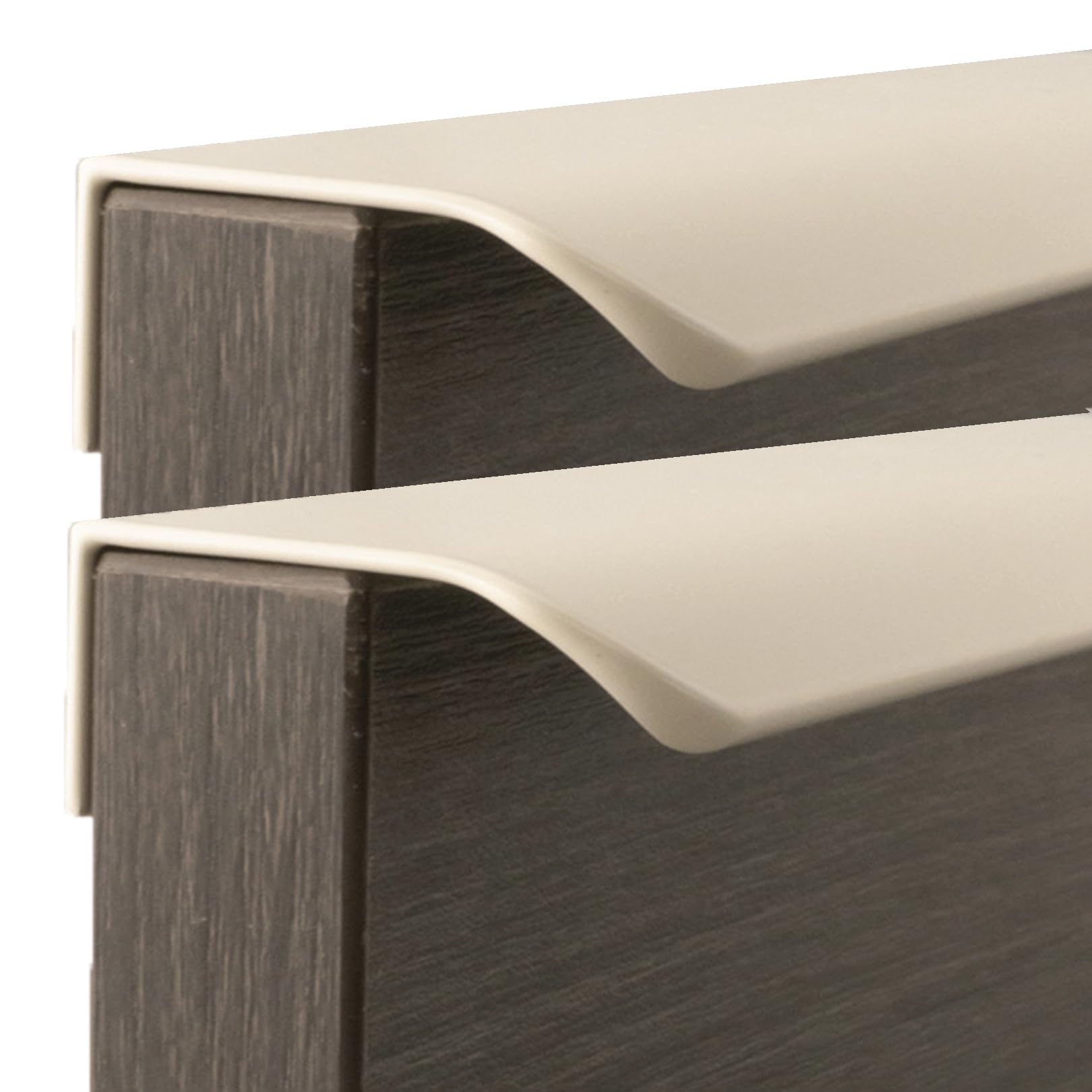 Poignées de tiroir dissimulées， tirettes à doigt, Cabinet Handle Finger Edge Pull DrawerHandles Furniture Gate Hardware Knobs 2 Pieces