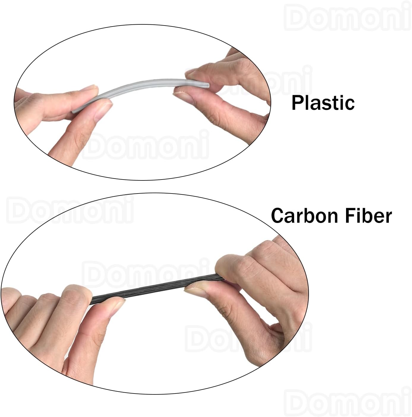 Domoni Carbon-Fiber-Axle Technical Parts - 40 Piece MOC Building Blocks Cross Axles Compatible with Major Brand
