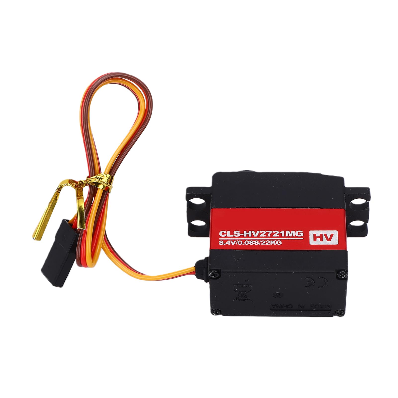 Generic Servo RC Digital con Engranaje de Metal de Alto par para Robótica y Modelo de Coche RC, Motor sin Núcleo a Prueba de Lluvia, No Programable para Aviones de Brazo, 1,21 X 0,66 X 1,28 Pulgadas