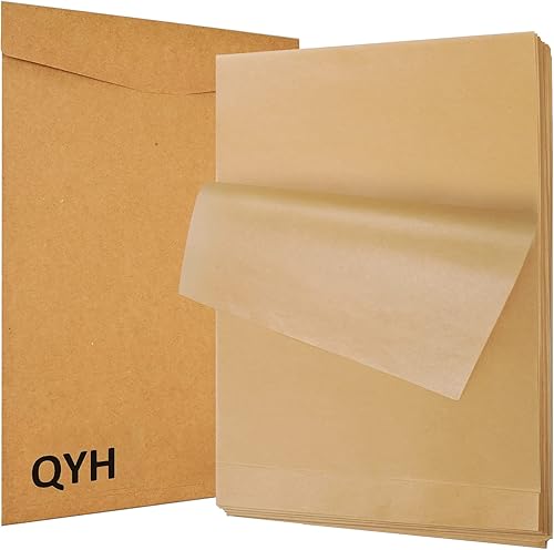Revestimientos de papel pergamino para freidora de aire, 190 piezas de 8.5 pulgadas, forros cuadrados perforados compatibles con papel pergamino,