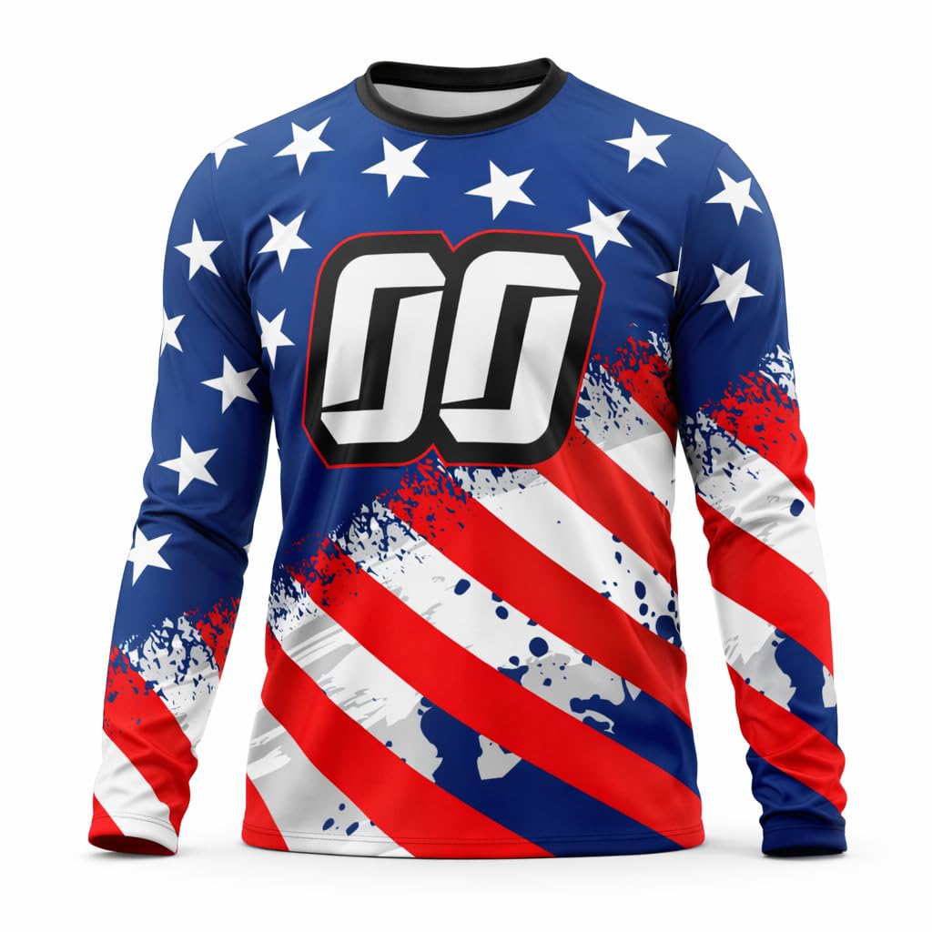 Motocross & BMX Jersey Personalized USA Collection