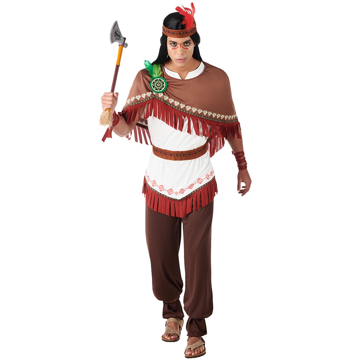 Boland 83914 Adult Native Dakota Man Costume, Multicoloured, XXL