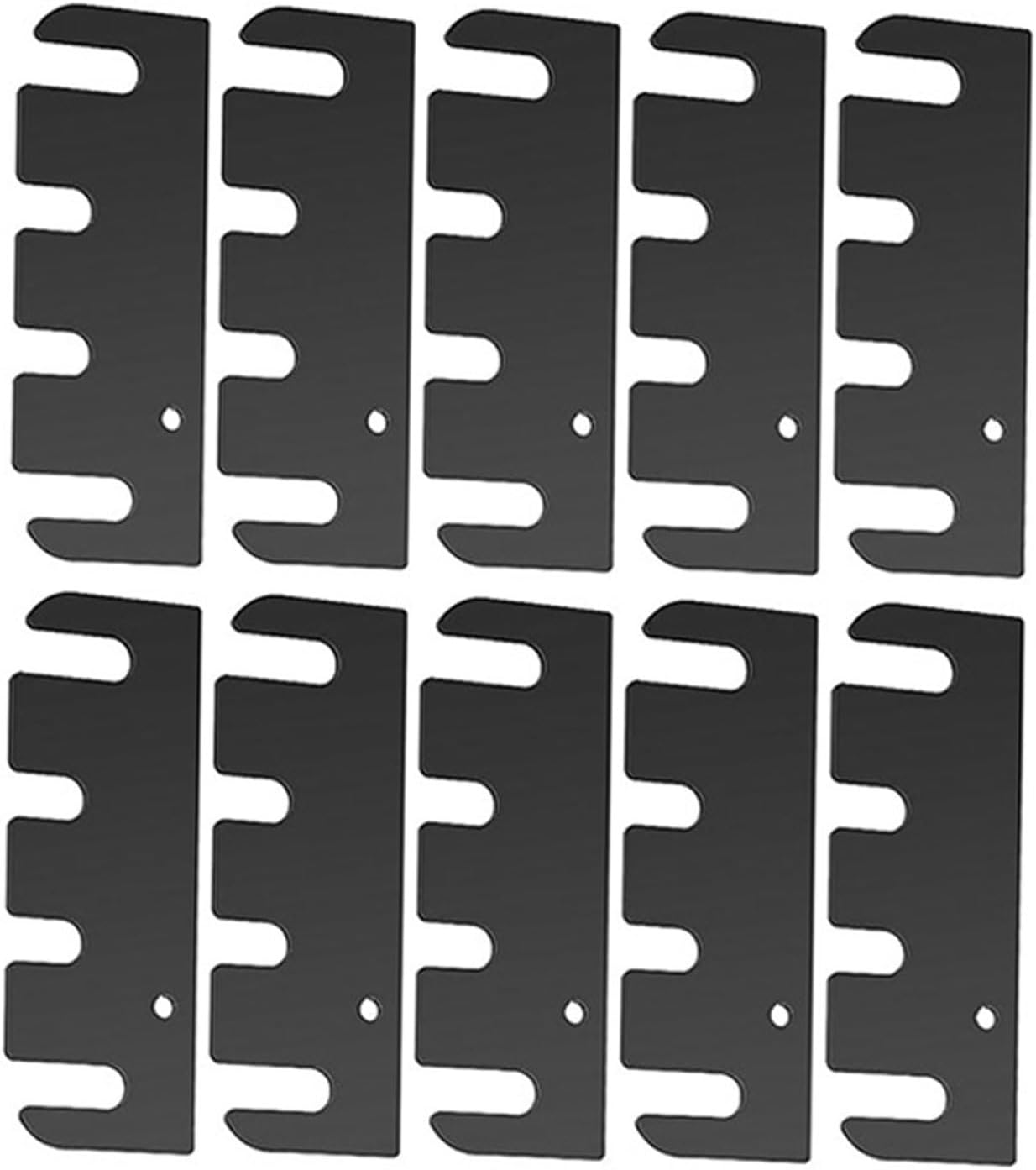 10Pcs Stainless Steel Hinge Reinforcement Pad Quickly Fix Hinges Shims Nonslip Metal Spacer for Sagging Door Prevents Door Sagging Shims
