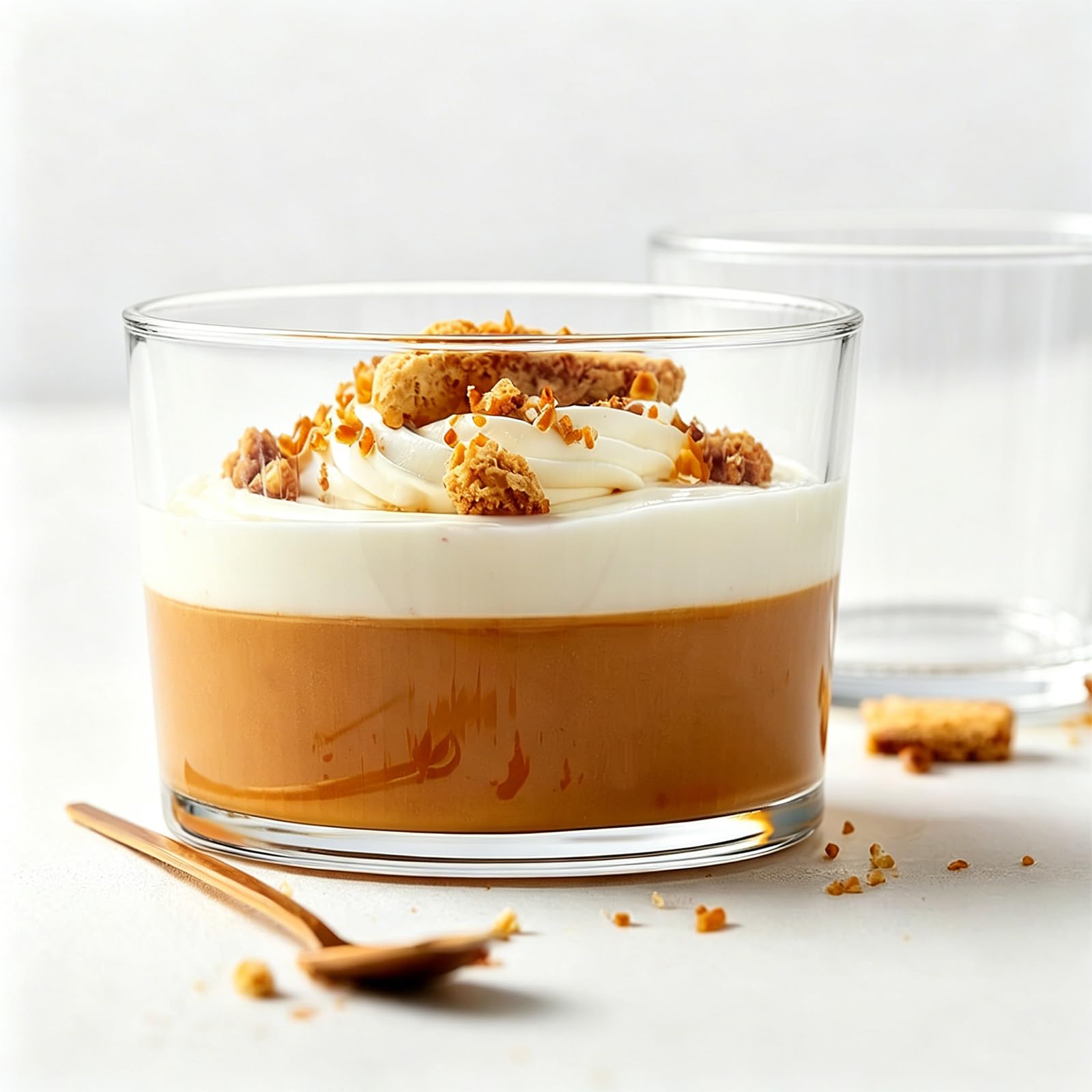 Przezroczyste szklanki deserowe 200 ml, zestaw 8 sztuk, kubki do lodów na desery, małe miseczki deserowe ze szkła, do tiramisu, panna cotta, lodów, budyniu, jogurtu musli, dżemu i słodkich potraw