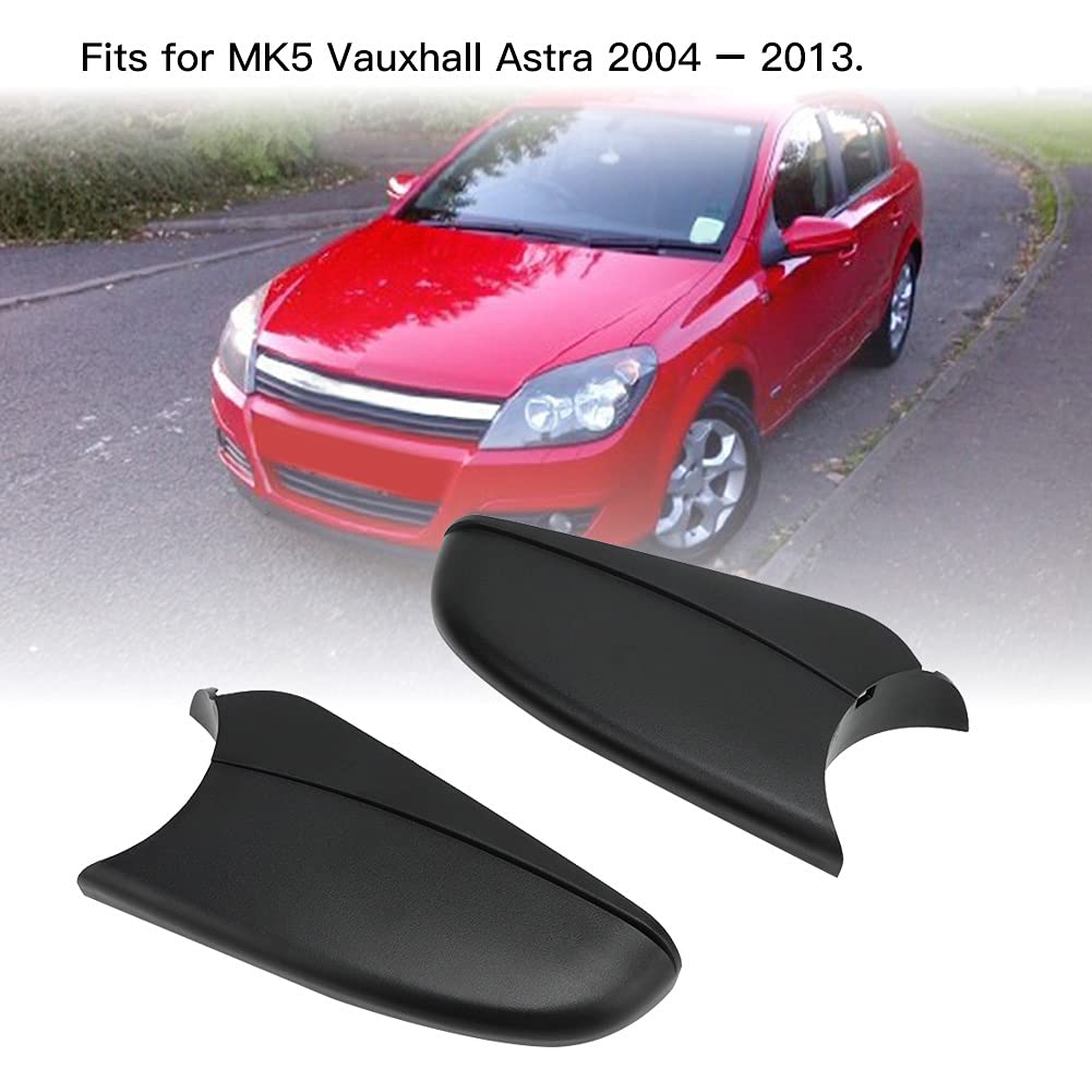 Coperture Specchietti Retrovisori Esterni – Base Inferiore Nero ABS Per Vauxhall Astra H MK5 2004-2009 (Coppia)