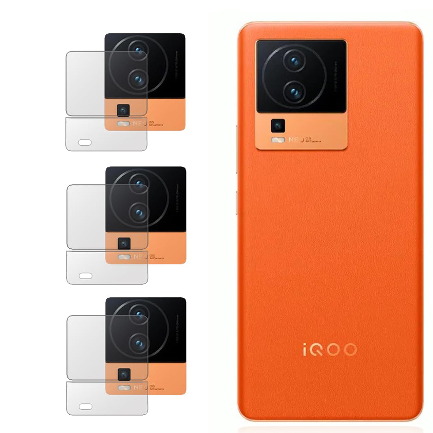 KJN® Flexible, Back Camera Lens Protector Compatible for IQOO NEO 7 PRO 5G (Not a Tempered Glass) (Pack of 3) (B0CRNS3V3G) Amazon Price History, Amazon Price Tracker