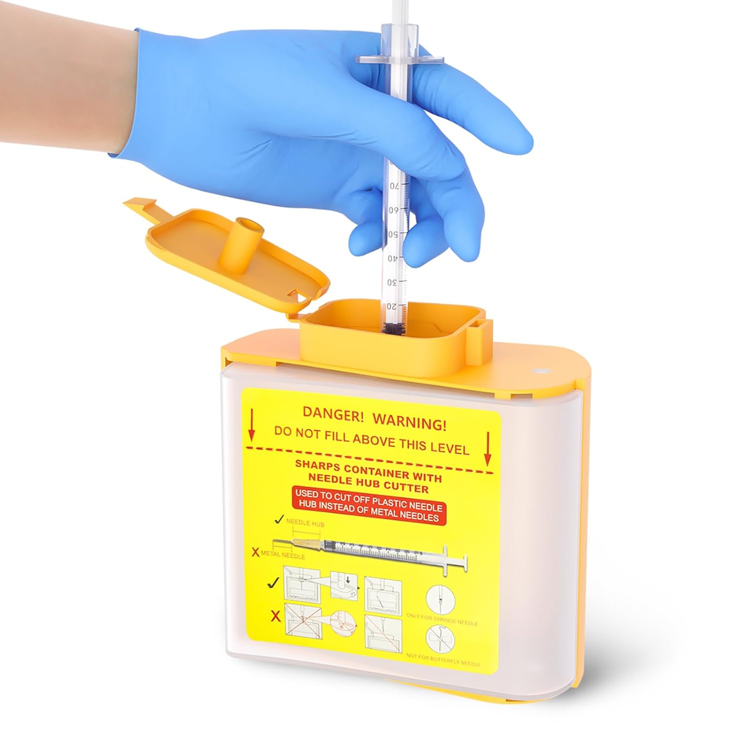 Amazon.com: Amonior Sharps Container, Sharps Containers for Home Use ...