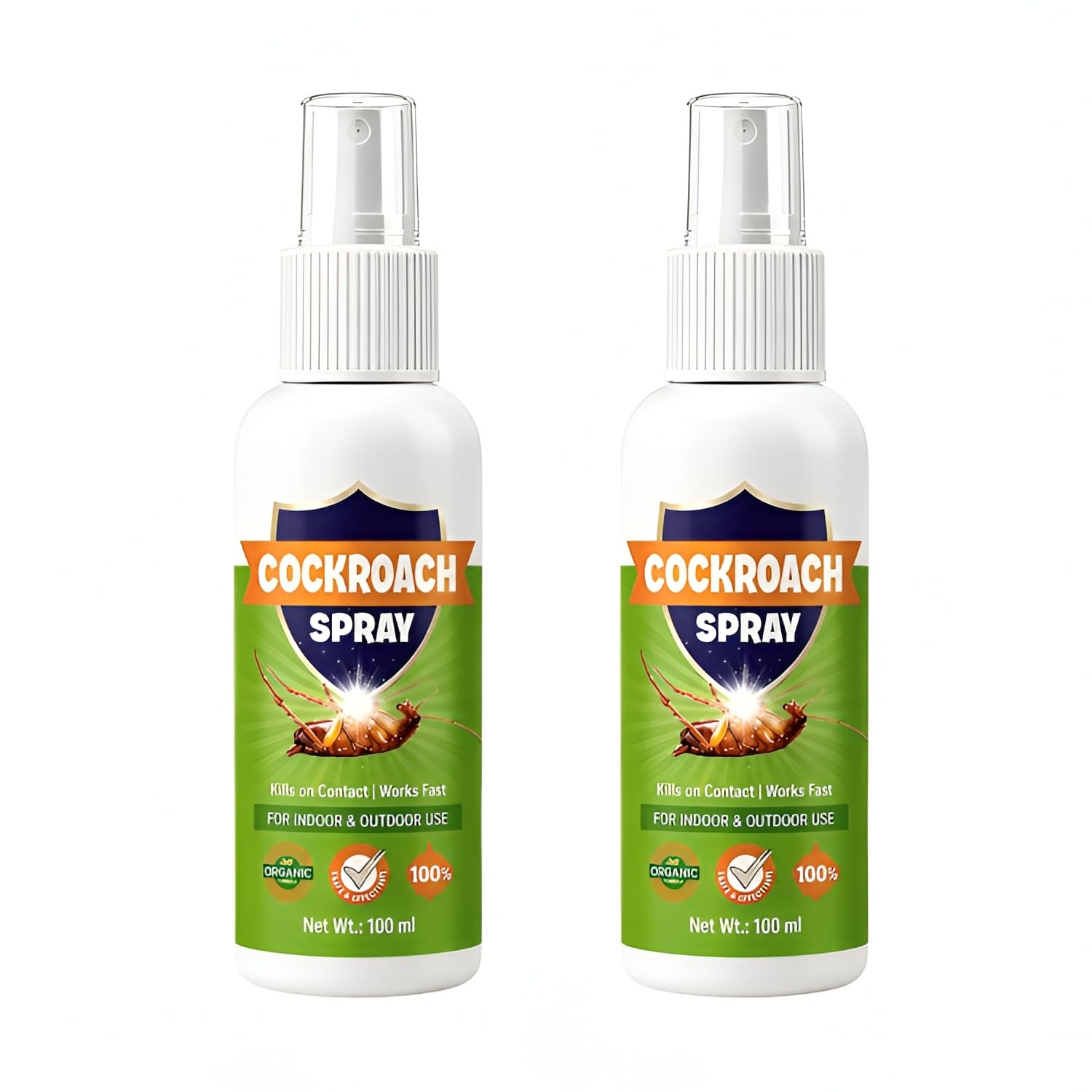 Cockroach Repellent Spray | Natural & Herbal Formula | Non-Toxic | Cockroach Spray for Home, Kitchen, Garden – 2x100ml Each-image-10