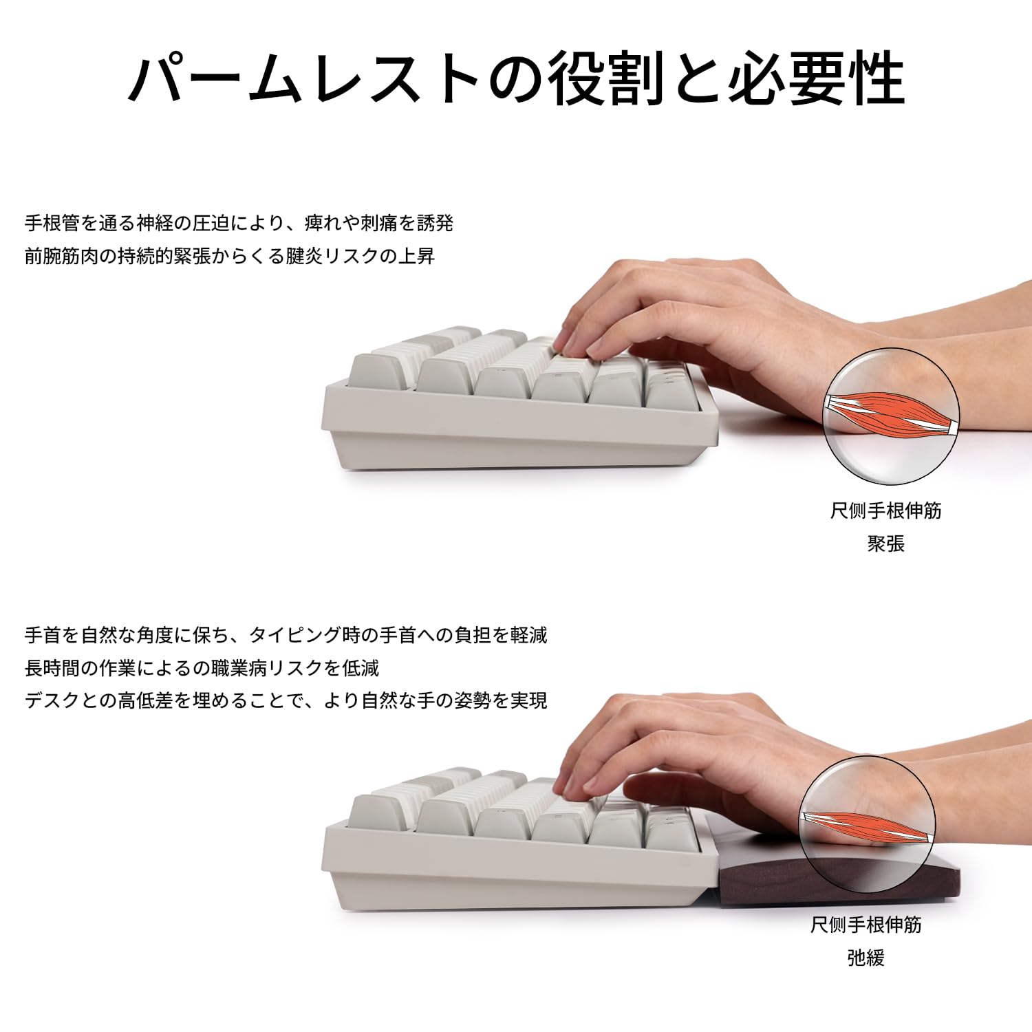 Amazon.co.jp：【国内正規品】Keychron PR3 木製ウッドパームレスト