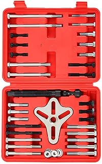 Hex Autoparts 46pcs Harmonic Balancer Puller Set Steering Wheel Removal Tool Flywheel Crankshaft Pulley Puller Installer Kit