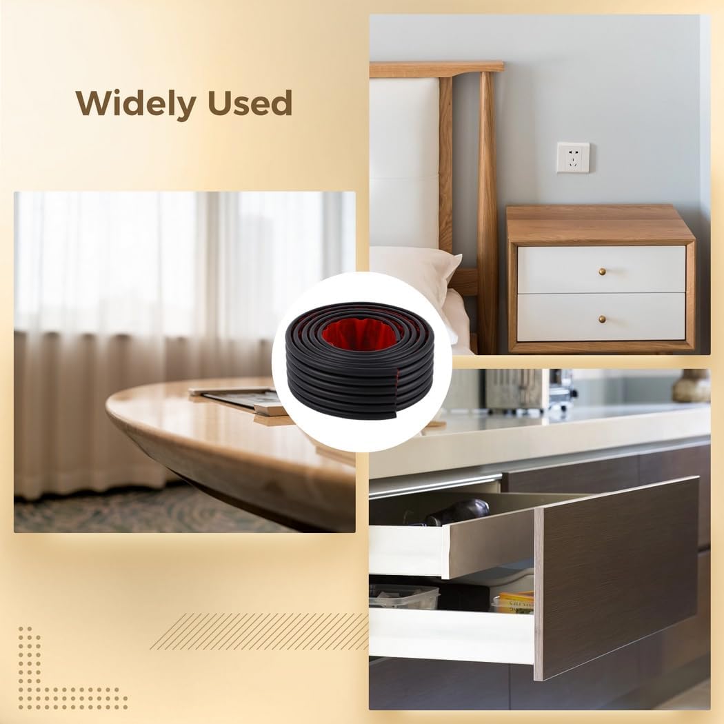 Protector Edge, Adhesive Strong with Strip Protector Edge Soft, Bumpers Safety Edge Corner Furniture, Corners Furniture for Padding Safety Foam