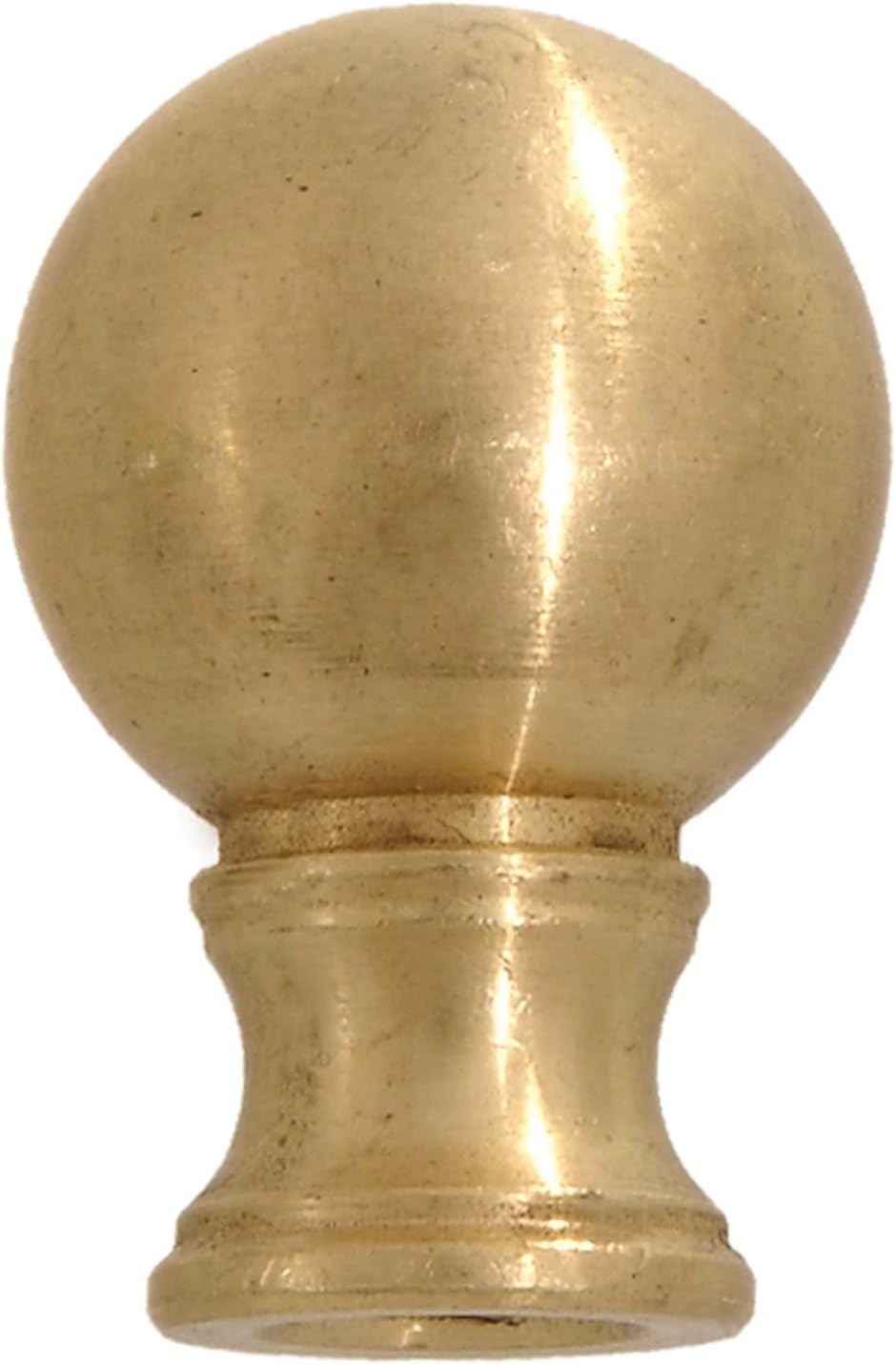 B&P Lamp® 1" Ball Finial, Tapped 1/8F for 1/8 IPS, Unfinished