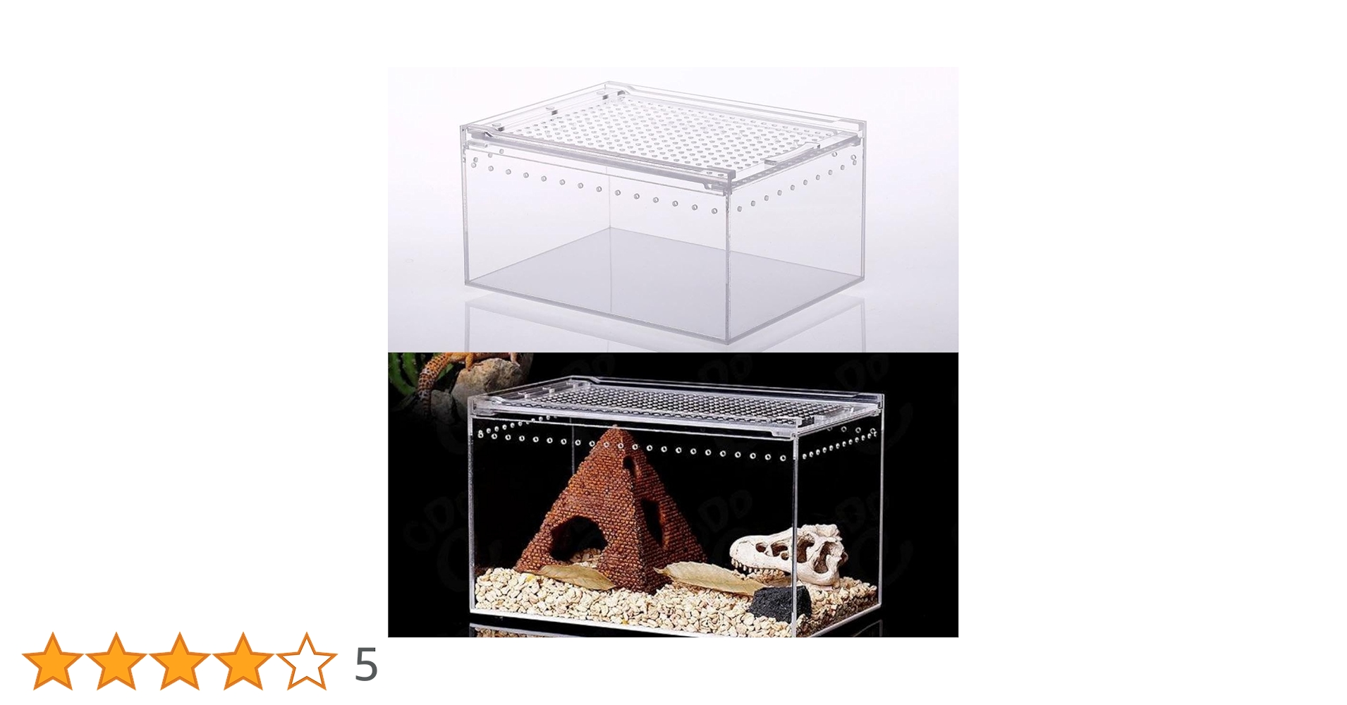 Amazon | RoBeKaU レプタイルボックス 爬虫類 飼育ケース 虫かご