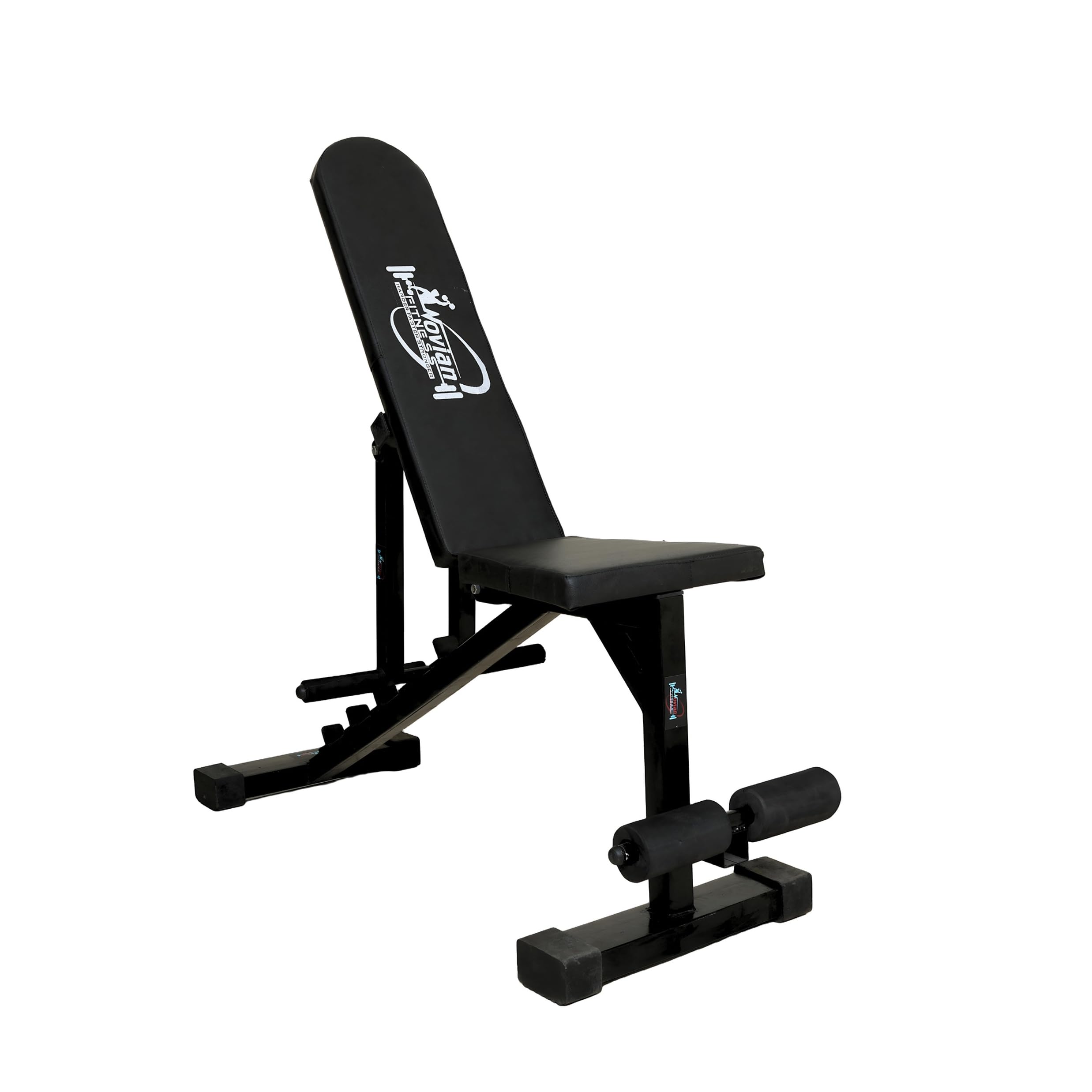 NOVIAN FITNESS Adjustable And Foldable Gym Bench Incline,Decline & Flat 250 Kg Capacity Fitness Gym Bench, Home Workout,Premium Leather Adjustable Multi-Purpose Machine (Nova EZ - Black)-picture-17