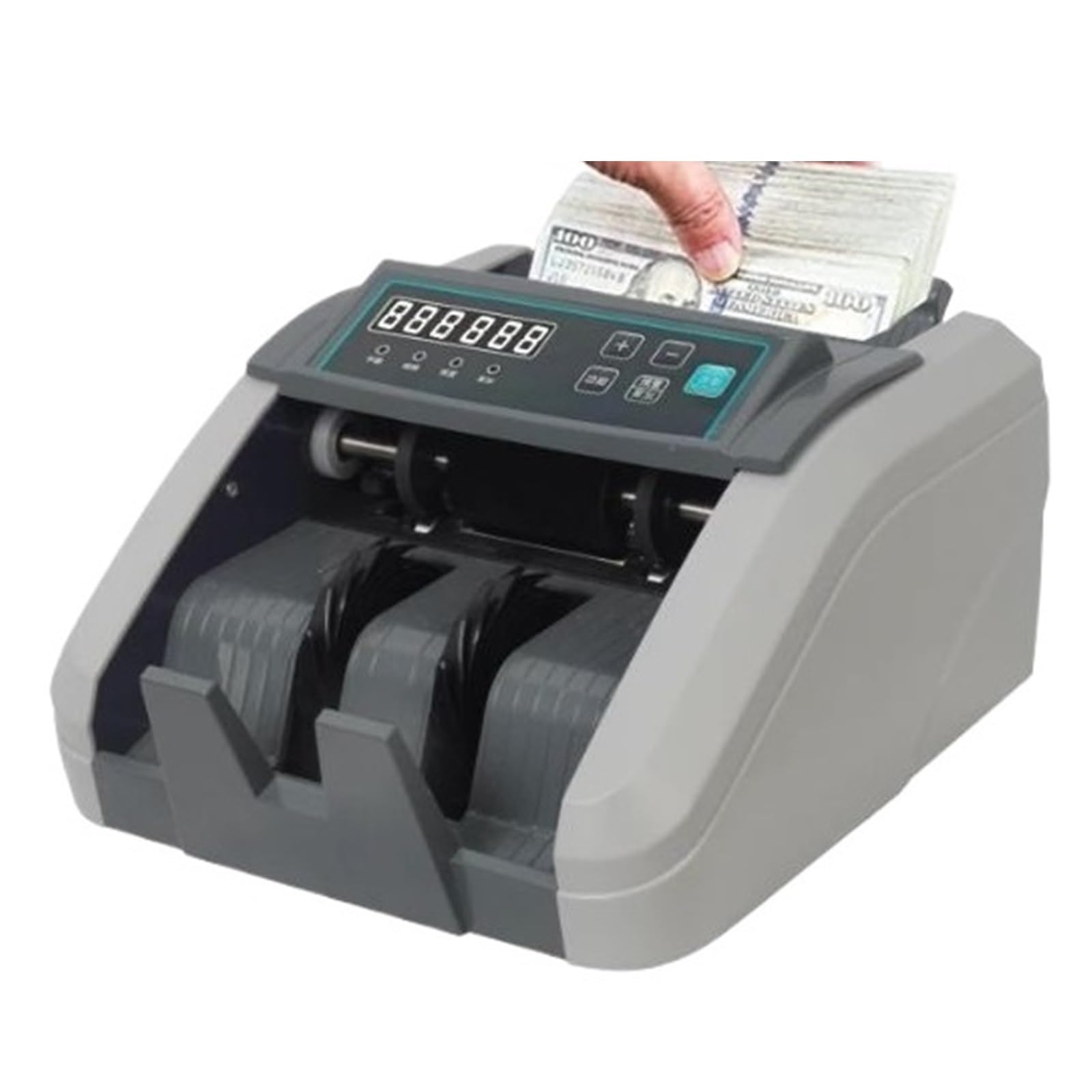 Contatore di banconote automatico multivaluta con display a LED, UV Partner Commerciali