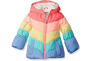 Girls' Rainbow Coat: A vibrant wardrobe essential