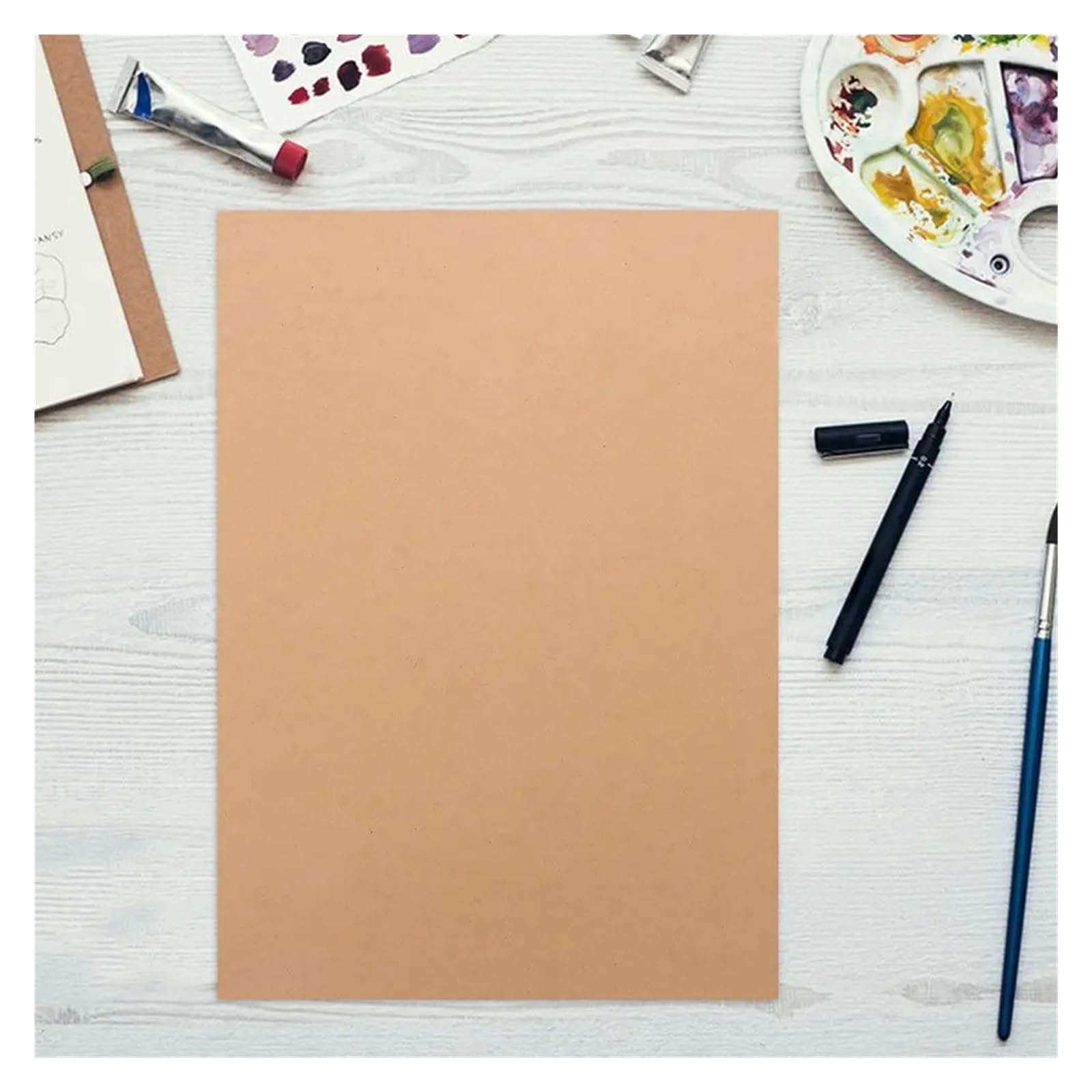 50 pièces de papier kraft brun Pour L'emballage Cadeau