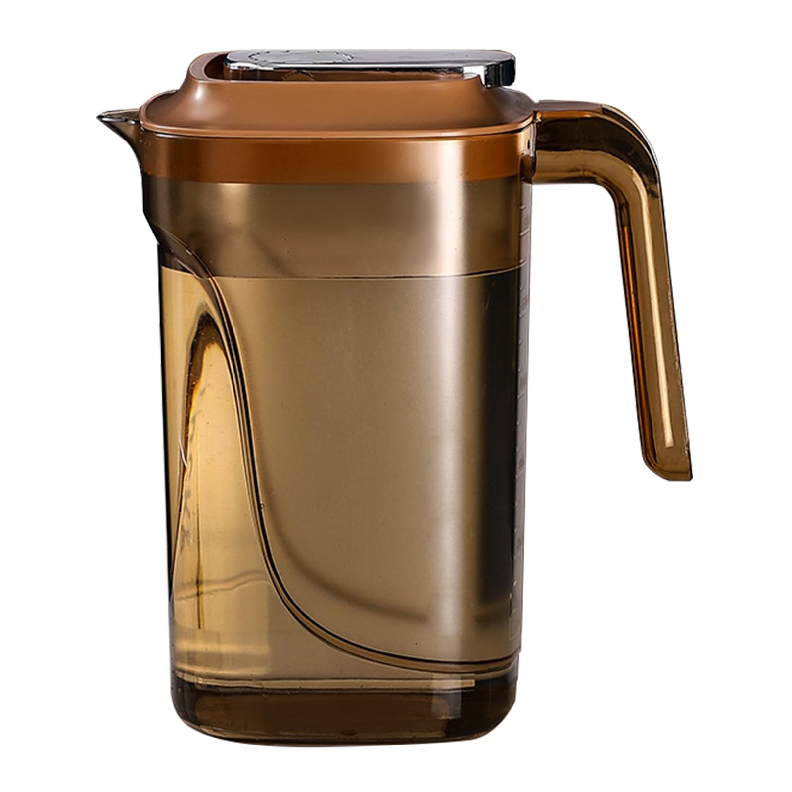 Fridge Door Jug, 2200ml Fridge Door Water Pitcher With Lid, Leakproof Juice Jug, Heat-Resistant Water Carafe For Hot And Cold Drinks, Drink Container For Milk, Cocktail, Tea, Coffee