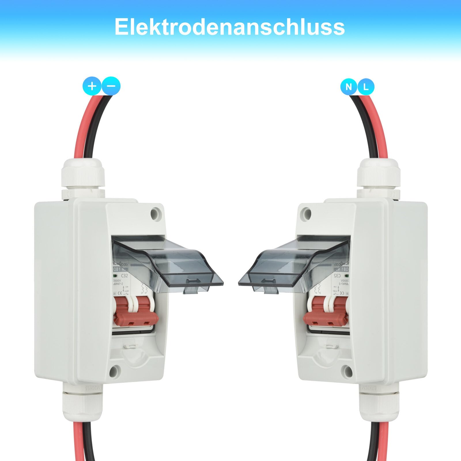 Przełącznik fotowoltaiczny DC 32 A2P 500 V Outdoor Waterproof Solar Confluence Load Switching Air Switch