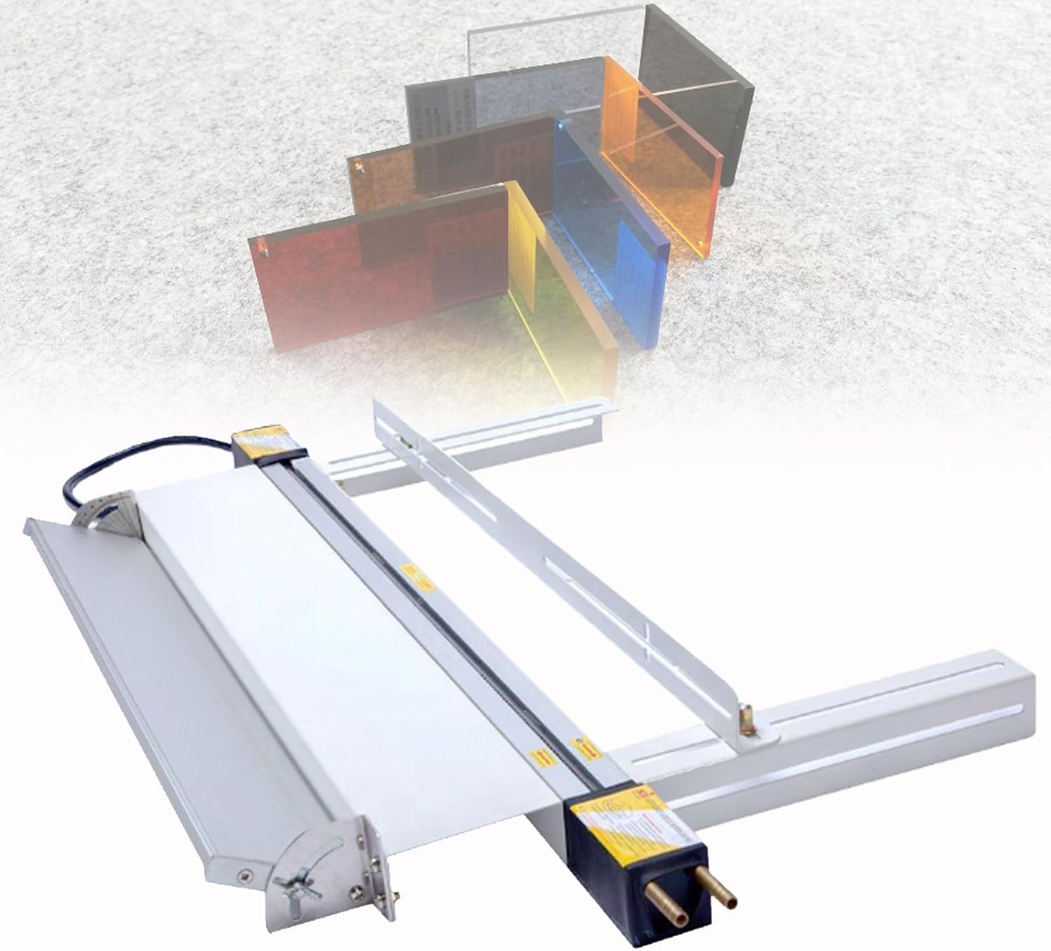 Dobladora de plástico PVC acrílico caliente soporte, ángulo y Longitud Ajustables dobladora caliente para acrílico, placa orgánica, diversos materiales termoplásticos(125cm)