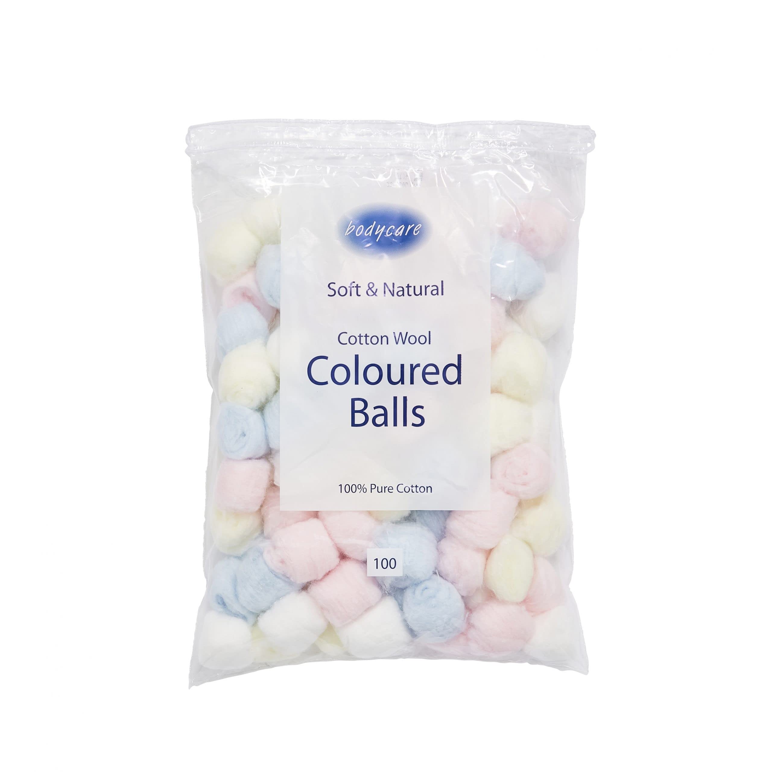 Calitate ( 50 X 1 ) Cotton Balls Nail Paint Removing Swabs Multipurpose Round Balls for Makeup Cleansing Baby Care in Poly Bag-image-2
