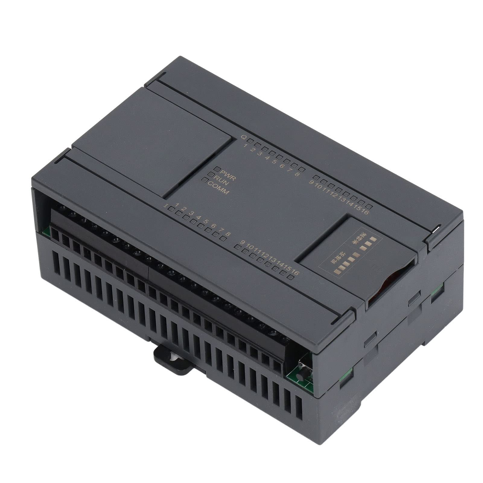 Módulo Controlador Lógico Programable Industrial - Nodo de Control de Adquisición de Señal - Placa de Control PLC con 16 Entradas 16 Salidas, Protocolo Esclavo CANopen y Puerto