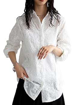 黒 刺繍ペイズリー柄 長袖シャツ シャツ メンズ トップス 長袖 ペイズリー柄 柄 送料無料・再販