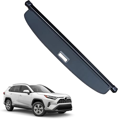 Cubierta retráctil para maletero, compatible con RAV4 RAV-4 2019-2023, pantalla de protección de seguridad para maletero