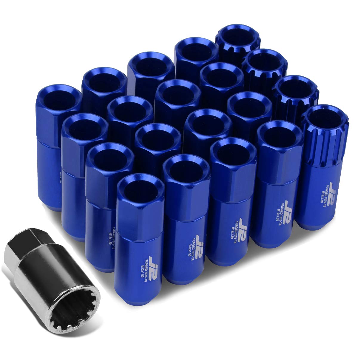 Amazon.com: J2 Engineering 16Pcs 7075 Aluminum Open End M12 x 1.5