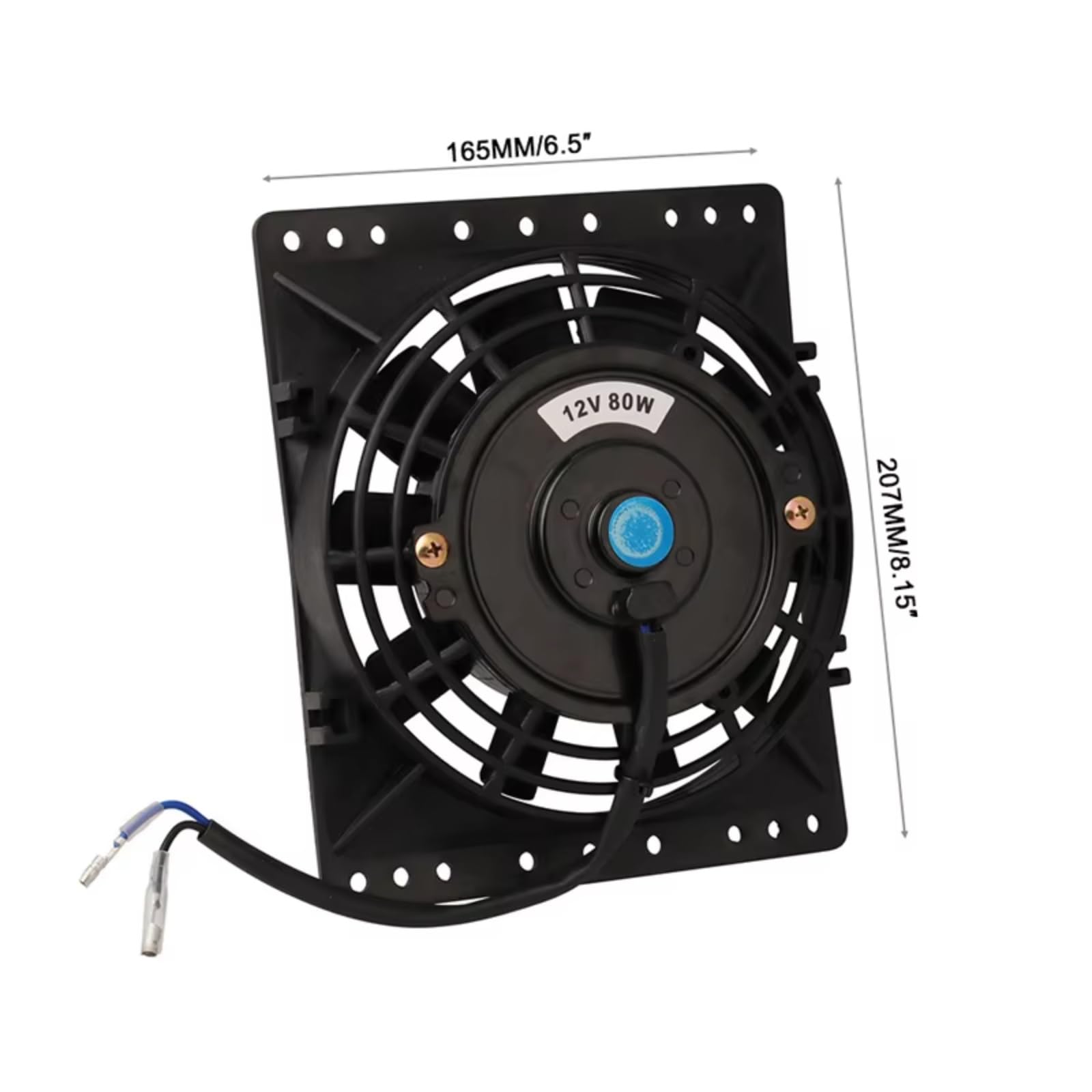 Ventola raffreddamento auto Ventola Raffreddamento Radiatore Da 6 Pollici 12V 80W Sottile Con Meccanismo Pull-push Elettronica Compatibile con Buick