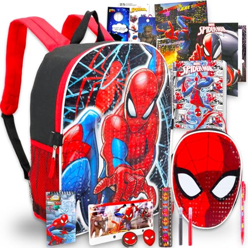 Sac à dos Spiderman pack cadeau complet pour anniversaire et rentrée scolaire