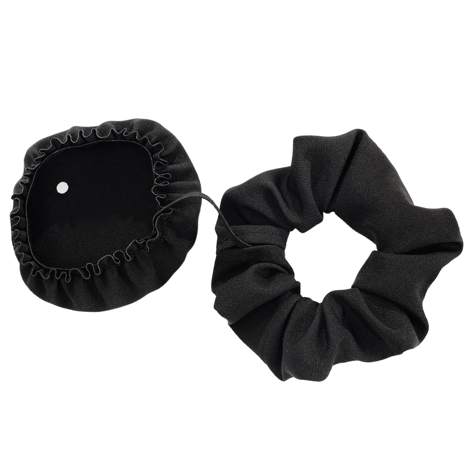 Drink Cover Scrunchie Easy to Carry Washable for Most Cup Glasses Women Black