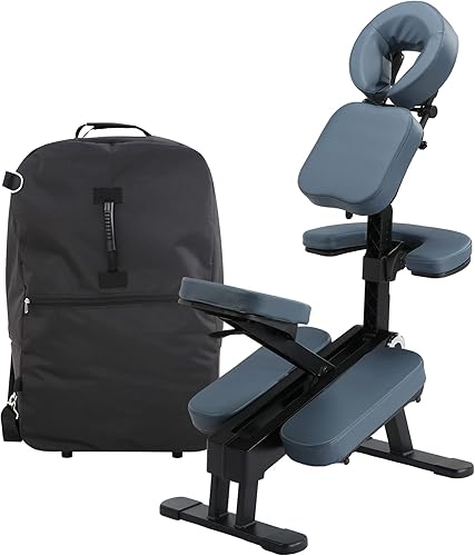 Master Massage Gymlane - Silla de masaje portátil, diseño ergonómico con amortiguación de espuma de 2 pulgadas, múltiples configuraciones, soporta