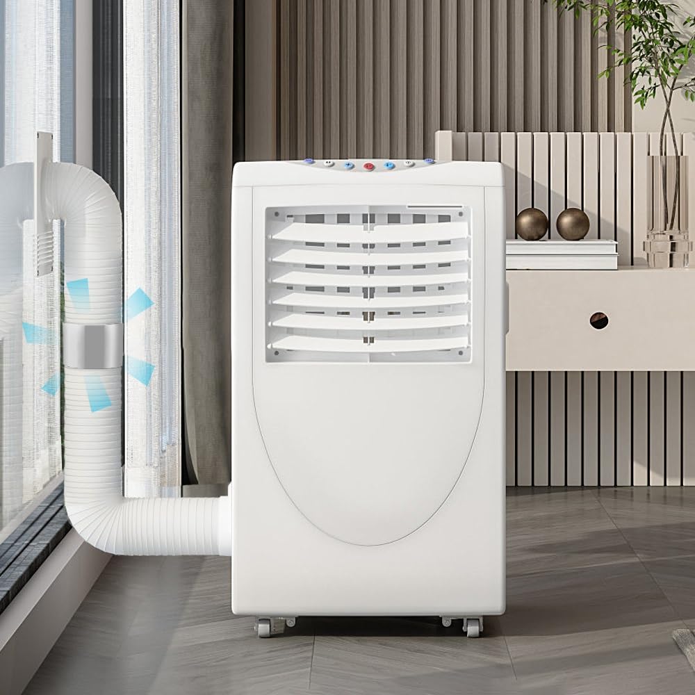 Acoplador de manguera de aire acondicionado de 5.9 pulgadas, extensión de manguera de aire acondicionado portátil, conector de manguera de aire acondicionado, soporte en sentido horario, rosca 7