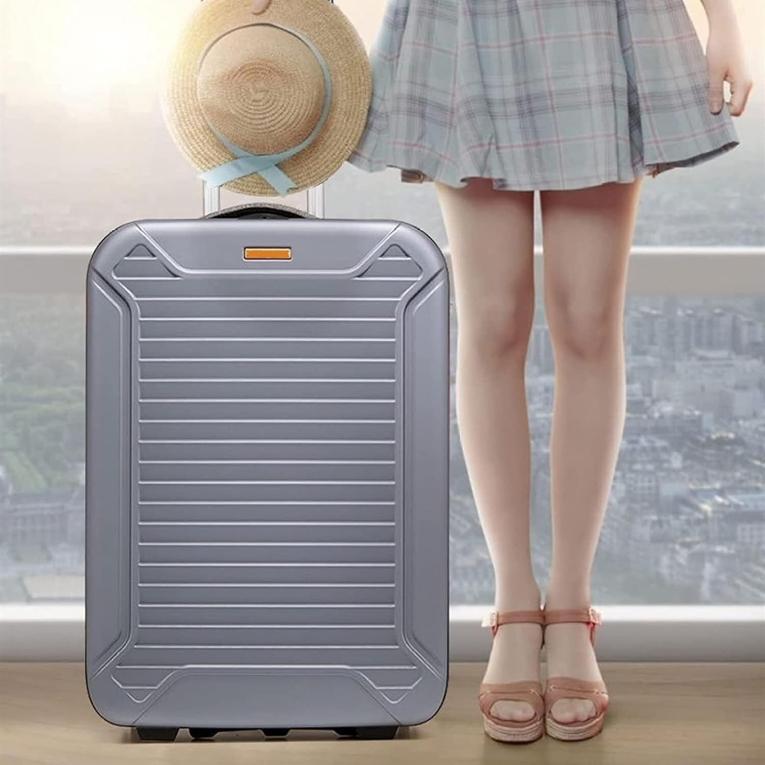 Maleta Maleta Plegable, Maleta con Ruedas para Equipaje, Estuche rígido, Maletas con Cerradura de combinación portátil, Maleta de Viaje Resistente Bolsas de Viaje