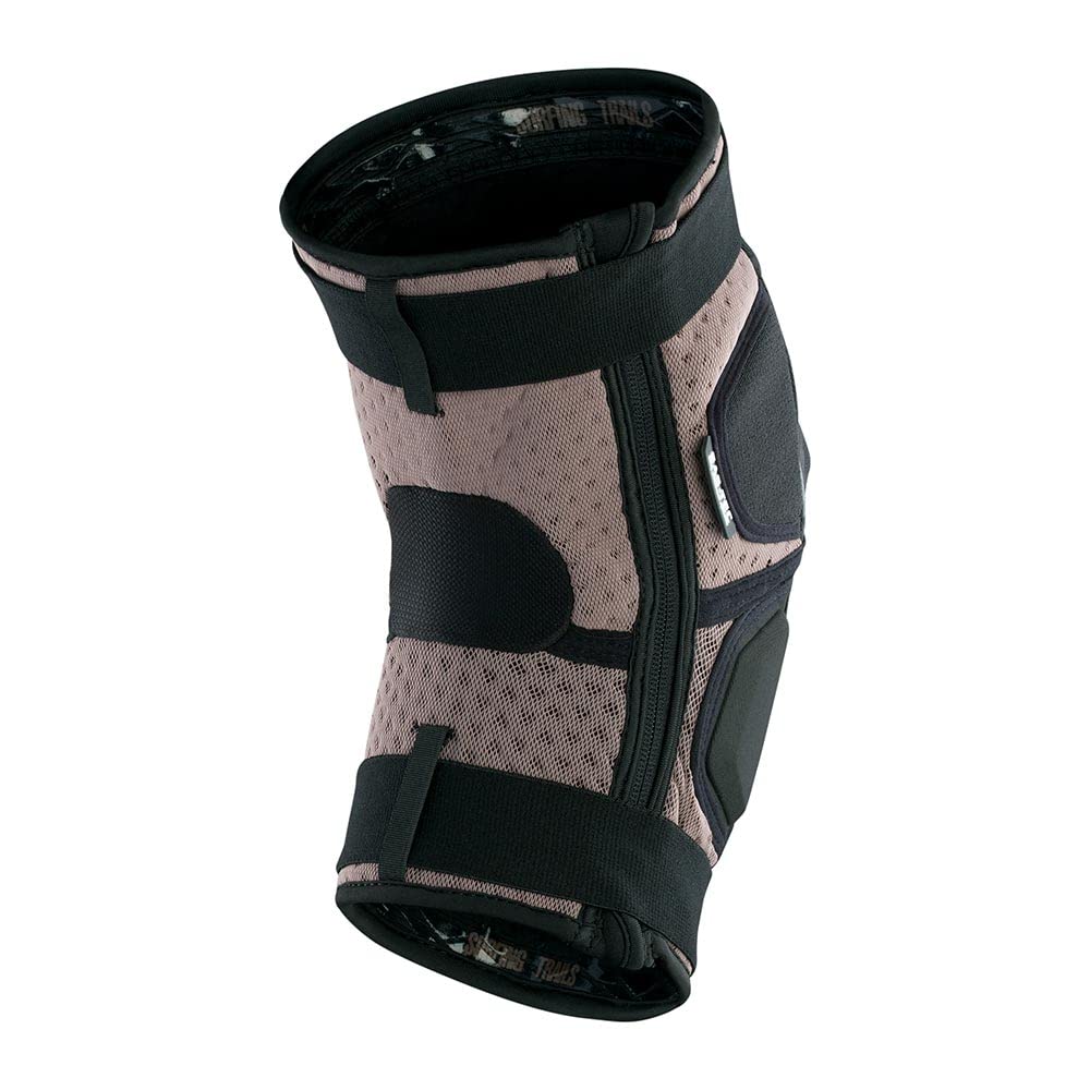 Ion K-Pact - Ginocchiere per bicicletta, con zip, colore: Nero/Sabbia Gloomy 2023: M