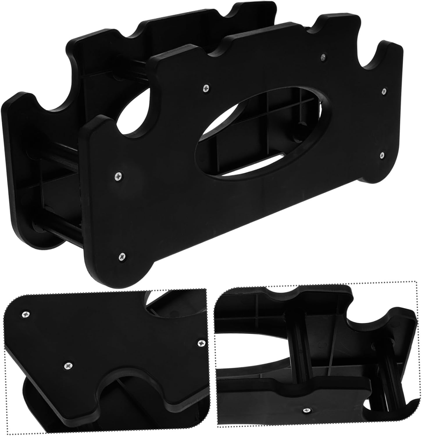 Plastic Dumbbell Holder Stand Tree-shaped Weight Rack Compact Space-saving Dumbbell Storage for Home Gym with Load-bearing Capacity