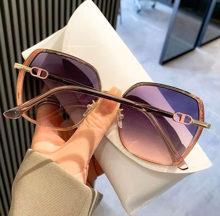 Image of Dervin UV Protected Oversized Sunglasses for Women