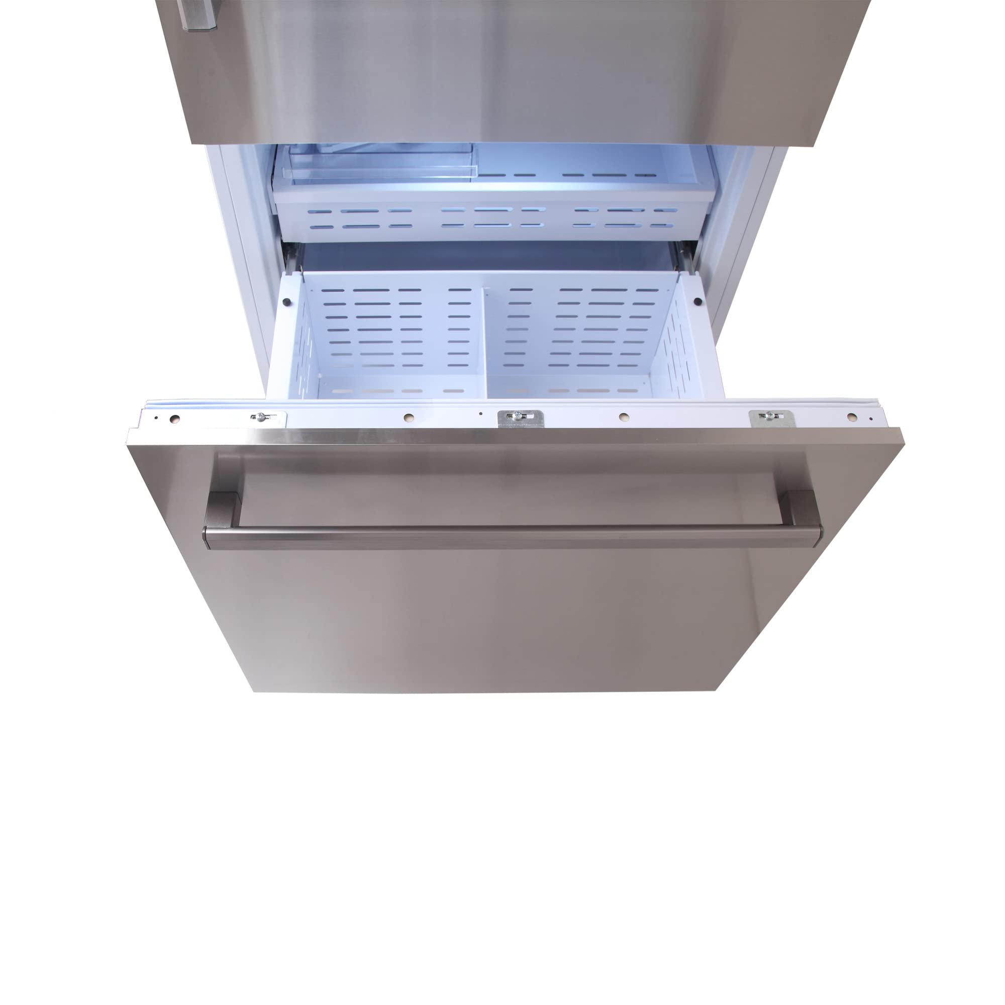Kucht Kr300sd Built-In Refrigerator, White on Fridge.com - View 4
