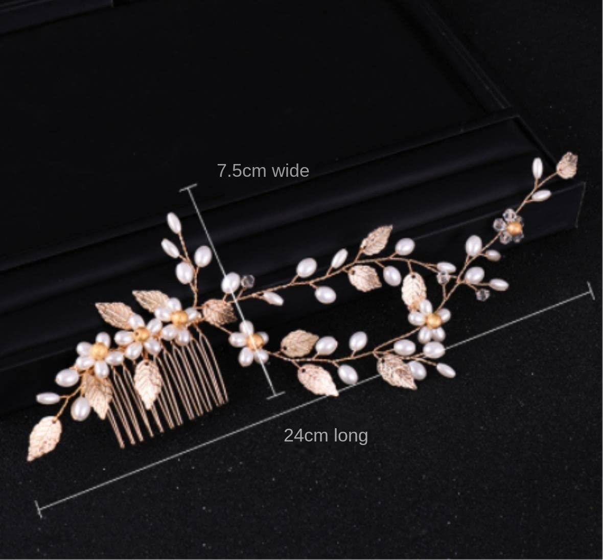 Pettini Laterali Donna Pettini per Capelli Fasce per Capelli da Sposa Accessori per Capelli da Sposa Pettine per Capelli in Cristallo Floreale Fascia per Capelli Pettinini Fermacapelli
