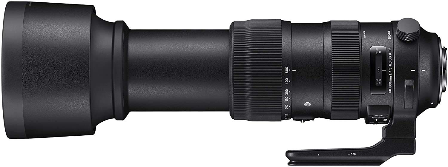 Sigma 60-600mm f/22-32 Fixed Zoom F4.5-6.3 DG OS HSM Camera Lenses