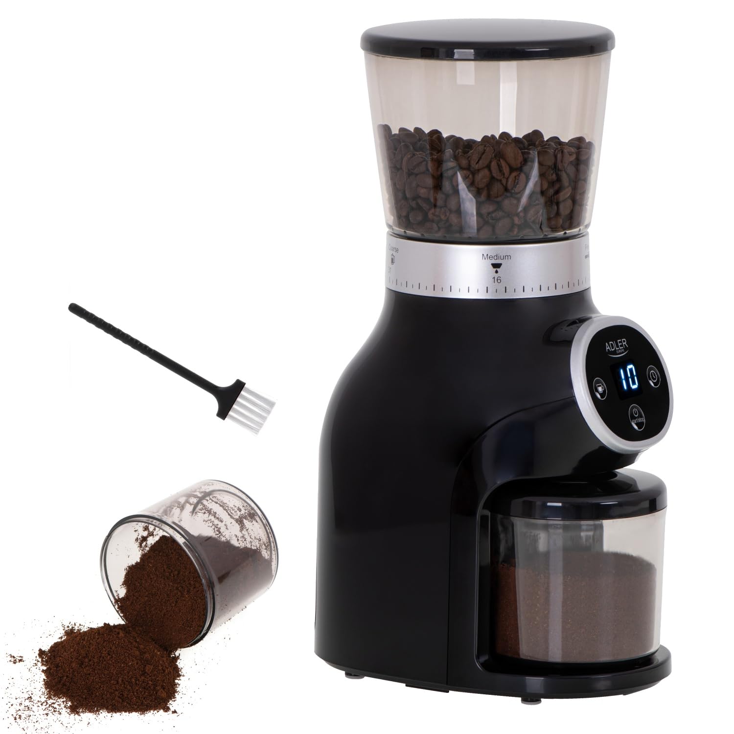 Adler AD 4450 Burr Coffee Grinder 300 W Electric Cone Grinder Grinder
