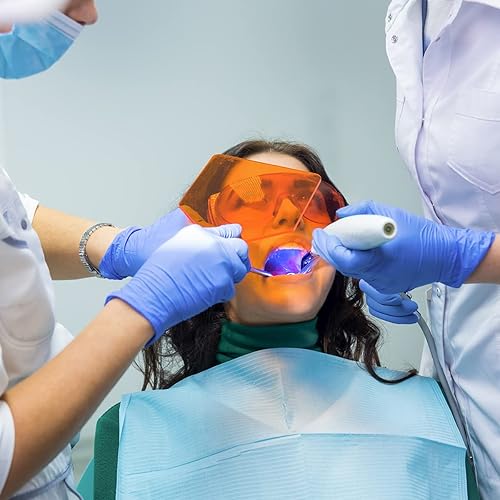Miniatura 5 de Protector de ojo de placa de escudo dental de mano naranja Escudo ligero de curado, placa protectora de placa de placa de lámpara filtro equipo de