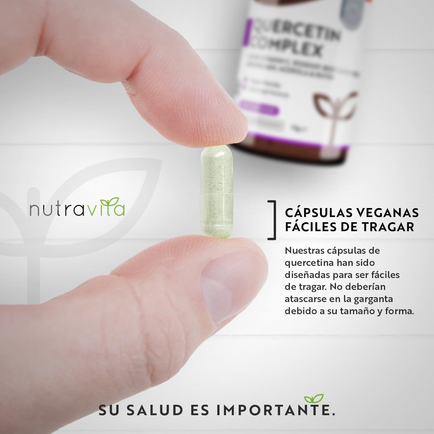 Quercetina 500 Mg Con Bromelina Y Vitamina C - 120 Cápsulas Veganas - Para Apoyo Inmunológico - Mezclado Con Rosa Mosqueta, Bioflavonoides, Acerola Y Rutina