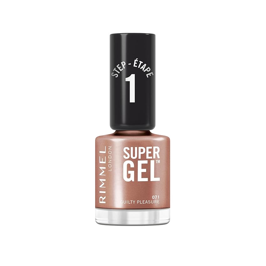Rimmel Super Gel, 071 Guilty Pleasure, Smalto a lunga tenuta, Applicazione facile, Manicure effetto gel, Resistente alle scheggiature, Formula clean, 12 ml