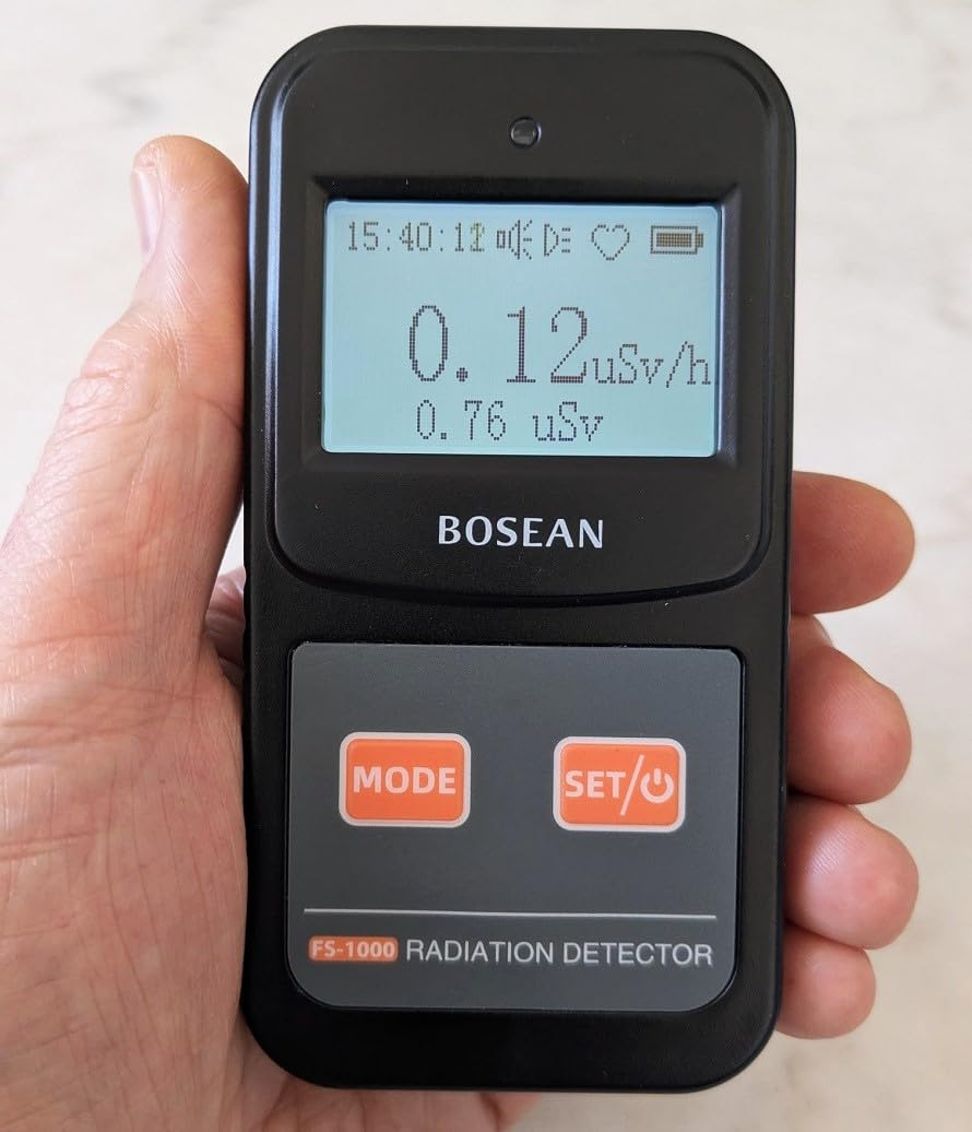 Geigerzähler Radiation Detector Strahlungsmessgerät mit PC-Software, erfasst Röntgen- Beta- Gamma- Strahlung (FS1000)